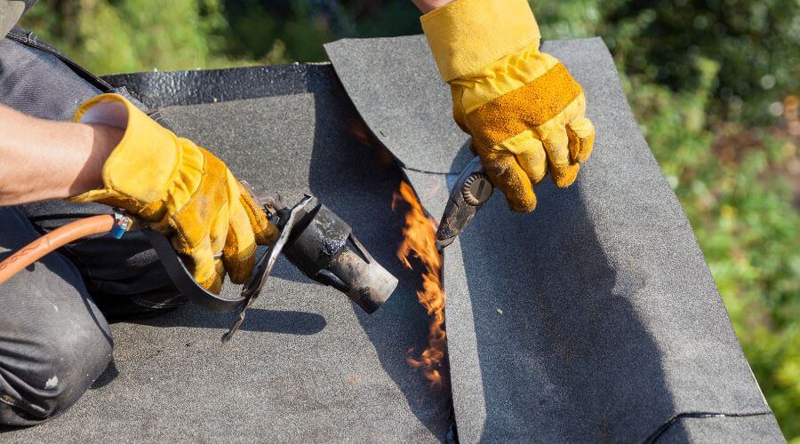 Professional gutter cleaning in St John, KS